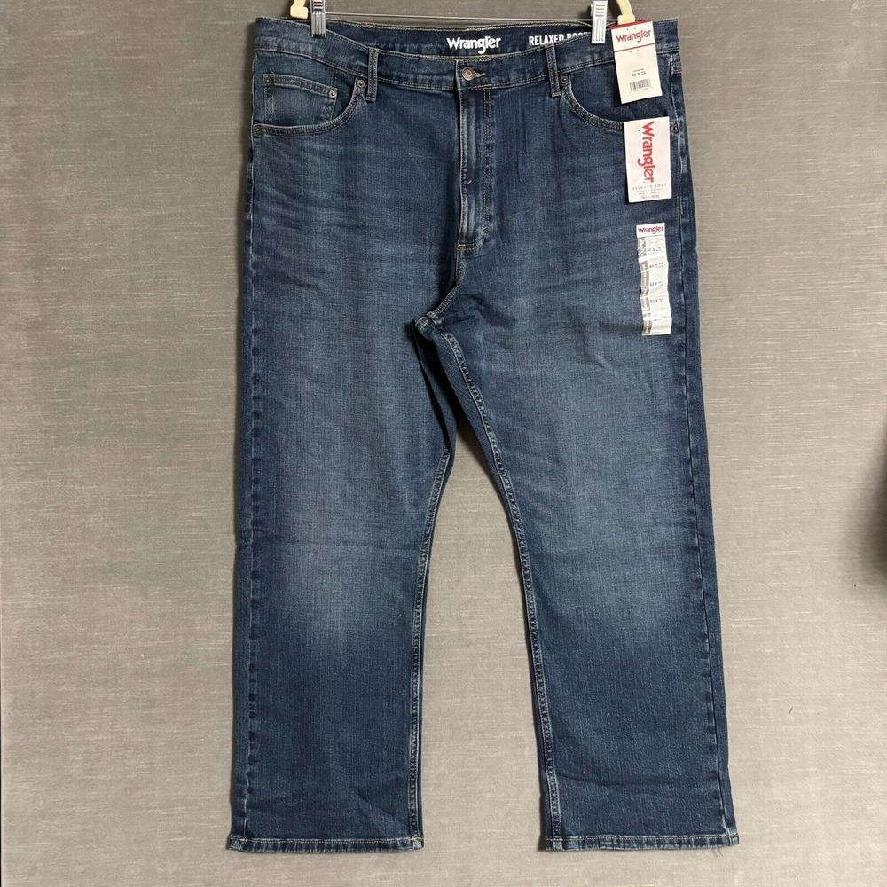 Wrangler Men's Bootcut Jeans - Dark Blue
